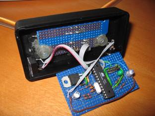 Prezentacja wykonanego projektu zegara LED.