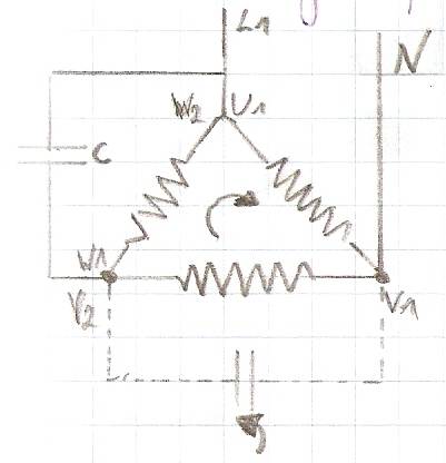Dobór kondensatora i schemat działania silnika 380V na 230V.