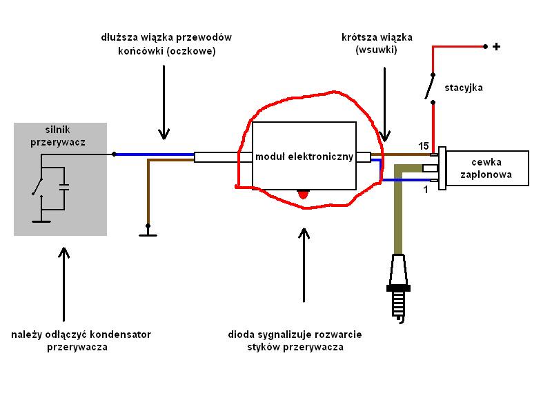 Poszukuję schematu modułu CDI do motoru na 6V. elektroda.pl
