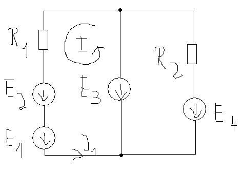 Problem z zadaniem z elektrotechniki, metoda praw Kirchhoffa Problem z zadaniem z elektrotechniki, metoda praw Kirchhoffa
