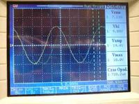 Dziwne zobrazowanie na oscyloskopie dla 50kHz, dlaczego? Dziwne zobrazowanie na oscyloskopie dla 50kHz, dlaczego?