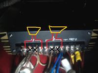 Mostkowanie wzmacniacza 4-kanały