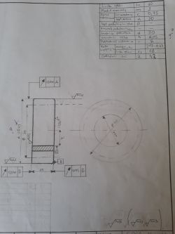 Sprawdzenie rysunku technicznego wałka - co poprawić?