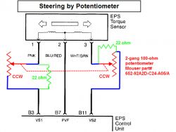 Toyota Prius - Elektryczne wspomaganie EPS dodanie potencjometru predkosci