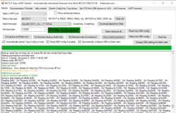 Screenshot of BK7231 Easy UART Flasher showing successful firmware write.
