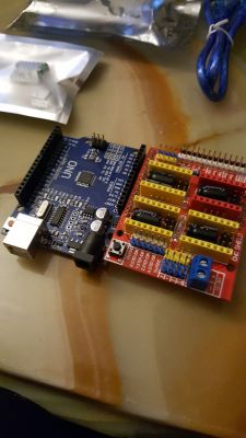 Mini frezarka/grawerka, Arduino+CNC shield, Estlcam V11 Mini frezarka/grawerka, Arduino+CNC shield, Estlcam V11