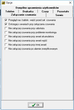 kontrola przy załączeniu, Satel, Integra, kontaktron
