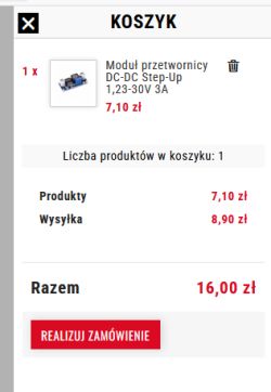 Jak tanio podnieść napięcie z 12V do 24V w aucie osobowym do wentylatora 24V?
