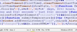 Code Snippet in Text Editor Screenshot displaying a code snippet in a text editor.