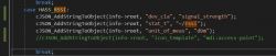 Screenshot showing a code snippet using the cJSON library.