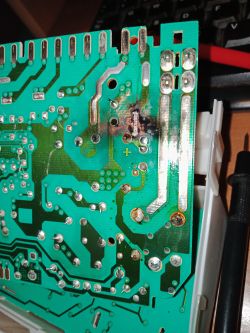 Electrolux ESF 65010 - przepalony element programatora i czy można naprawić?