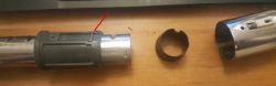 Broken locking mechanism in Zelmer Cobra II Silent telescopic tube