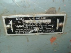 AEG - Silnik jednofazowy bez kondensatora jak podłączyć ?