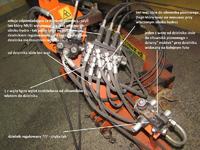 hydraulika siłowa - sterowanie wiertnicą ziemną , podłączenie rozdzielaczy . hydraulika siłowa - sterowanie wiertnicą ziemną , podłączenie rozdzielaczy .