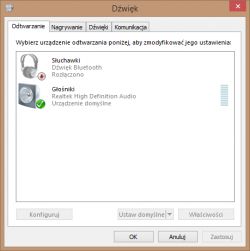 Słuchawki Bluetooth nie działają po sparowaniu z notebookiem