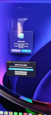 Computer screen with data deletion confirmation on USB.