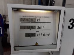 Przesunięcie miejsca dziesiętnego w linijce kwota w liczniku Logitron - zanik zasilania