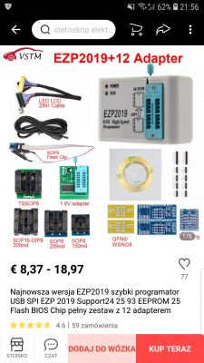 Acer Aspire E5-573 DA0ZRTMB6D0 REV-D: Brak reakcji wyświetlacza i zimny CPU po uruchomieniu