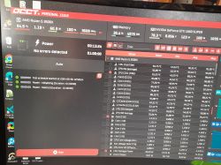 Zrzut ekranu z programu OCCT Personal 13.0 z wynikami testu mocy procesora i temperatur.