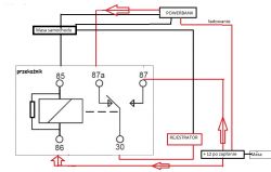 Audi A1 - Zasilanie kamery samochodowej z portu ODB + powerbank