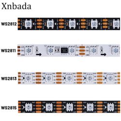 Comparison of LED Strips: WS2812, WS2811, WS2813, and WS2815 Image showing a comparison of LED strips WS2812, WS2811, WS2813, and WS2815.