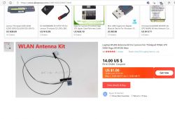 Thinkpad X380 Yoga + WWAN - antena wewnętrzna do WWAN - co zrobić jak nie ma jej