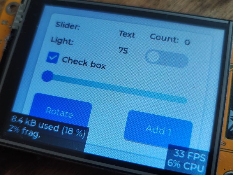 ESP32 and touch display - part 5 - LVGL in SquareLine Studio ESP32 and touch display - part 5 - LVGL in SquareLine Studio