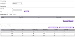 Screenshot of PCI lock settings interface for BTS base station.