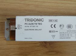 Statecznik elektroniczny Tridonic PC 2x36 T8 TEC - wnętrze i teardown