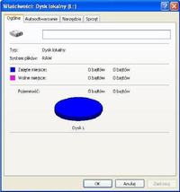 Dysk zewnętrzny WD MyPassportEssential 500GB USB2.0/3.0 system RAW i LBA=0