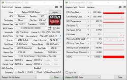 Jaką funkcję pełni sekcja na zdjęciu karty RX 580 po zwarcie wentylatora?