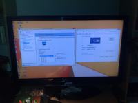 TOSHIBA 40XV733 + GeForce 210 - FullHD - Obcięty obraz. TOSHIBA 40XV733 + GeForce 210 - FullHD - Obcięty obraz.