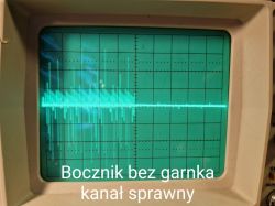 Indukcja Amica GECO mg361.02 - brak wykrywania garnka, wymiana elementów, oscylogramy, LM358, IGBT