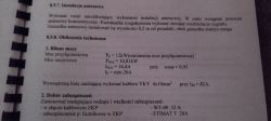 Fragment dokumentacji technicznej dotyczącej instalacji antenowej.