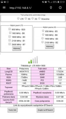 Wybór anteny kierunkowej LTE do Huawei B525s (T-Mobile Domowy) Szczecin