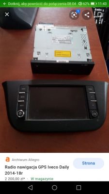 Nie działające radio i zmieniarka w Iveco Daily 2018 po wymianie - lokalizacja bezpieczników?