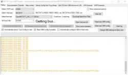 Screenshot of BK7231 Easy UART Flasher program attempting to connect to a device.