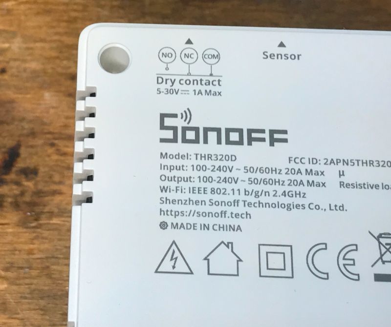 [ESP32] Termostat z wyświetlaczem i WiFi - Sonoff THR320D - aplikacja eWeLink