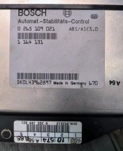 BMW E39 535 1996 - Nie gasną kontrolki ABS i ASC, można je skasować na chwilę, czujniki,