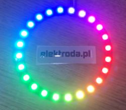 PIC18F45K50 as WS2812 LED strip driver (theory+library)