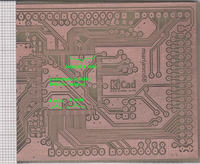 PCB - termotransfer - walka o ścieżki 4mils w domu PCB - termotransfer - walka o ścieżki 4mils w domu