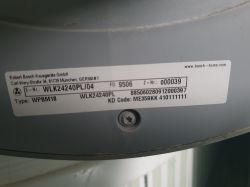 Bosch WLK24240PL/04, typ WPBM18 - Nie wchodzi na wirowanie