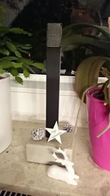 Elektroniczna świeczka z wyświetlaczem macierzowym