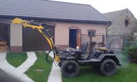 Minikoparka kołowa DIY Minikoparka kołowa DIY
