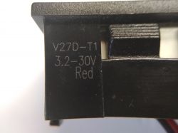 Minitest: Tablicowy wskaźnik napięcia: V27D-T1 Minitest: Tablicowy wskaźnik napięcia: V27D-T1