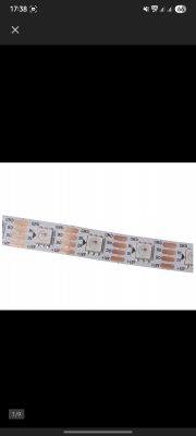 ESP32 RGBIC LED Controller 12V 15A with 6m WS2815 Strip and 12V 12A PSU Wiring