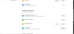 Zrzut ekranu z ustawieniami weryfikacji zabezpieczeń konta HUAWEI.