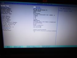 HP 250-G4 - błąd 0x1A przy bootowaniu Linux Mint z USB, brak Secure Boot w BIOS.