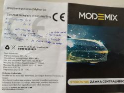 Podłączenie sterownika MODEMIX do centralnego zamka w Mercedesie W202 C180, rocznik 1996