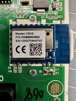 CB3S Module on PCB CB3S module on a circuit board.